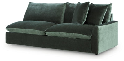 Carriage View Right-Arm Facing Sofa - Green