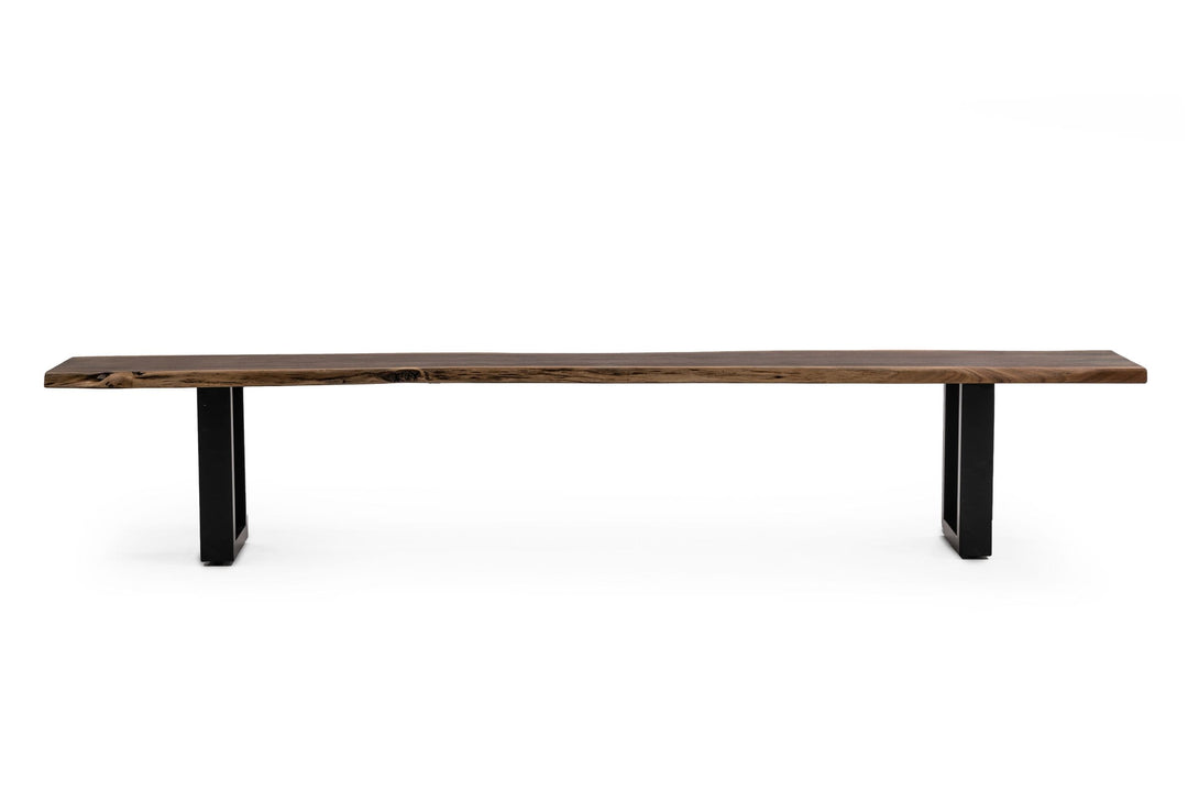 Taylor  XLarge 102" Modern Live Edge Dining Bench