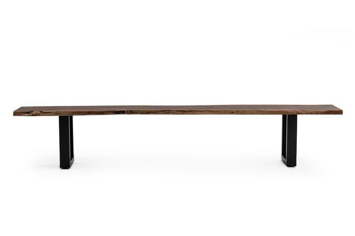 Taylor  XLarge 102" Modern Live Edge Dining Bench