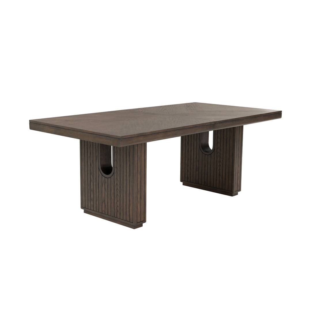 Flexsteel W1013-831 Athens  Rectangular Dining Table  Chocolate Brown