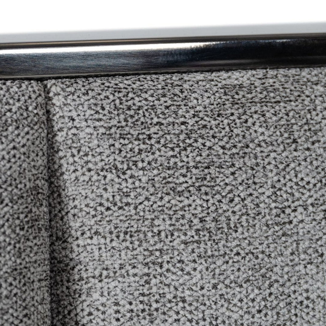 Buckley - Grey  and  Black Stainless Steel Bedroom Set