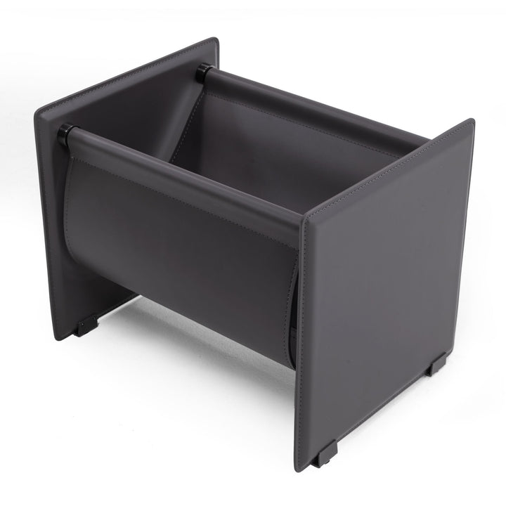 Uriah - Modern Grey Magazine Rack