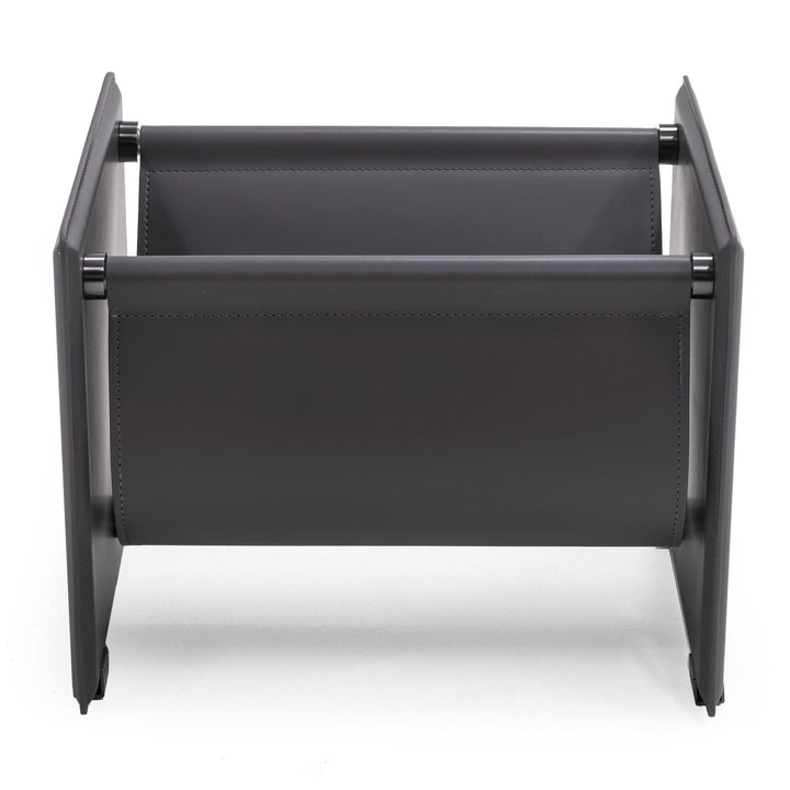 Uriah - Modern Grey Magazine Rack