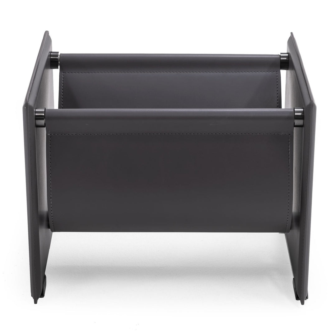 Uriah - Modern Grey Magazine Rack