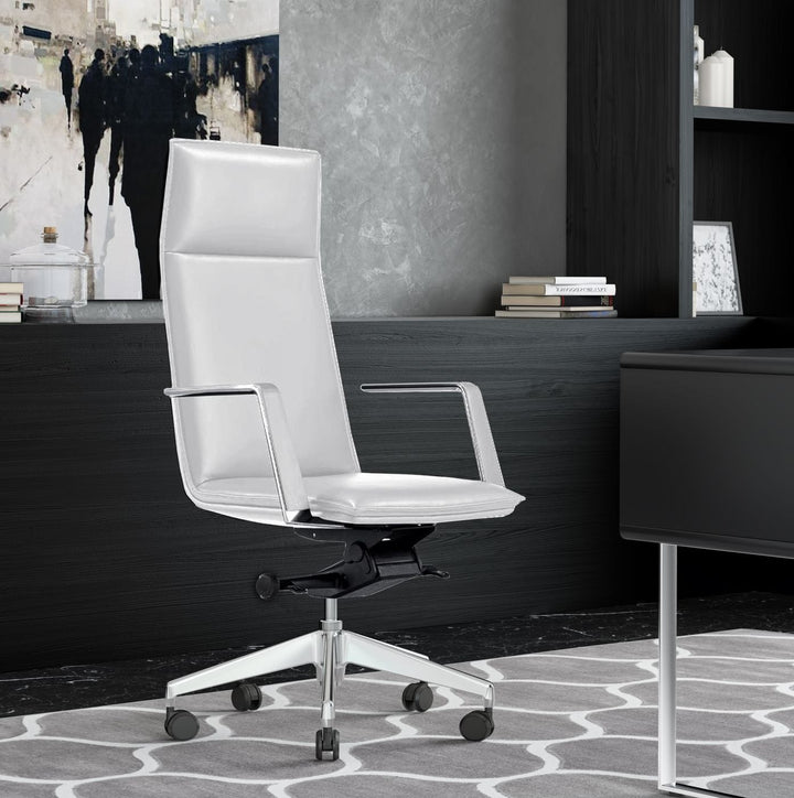 Gorsky - Modern White High Back Executive Office Chair