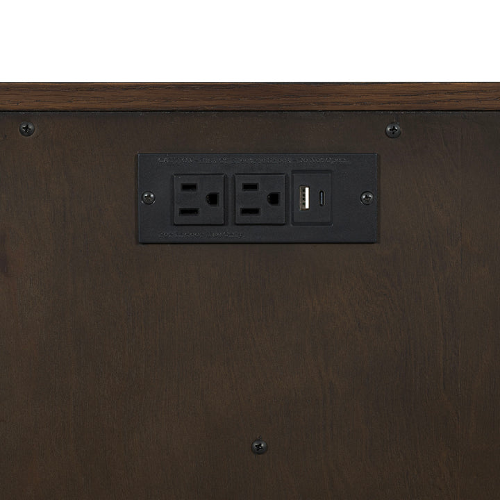 Flexsteel W1013-06 Athens  Entertainment Base  Dark Brown