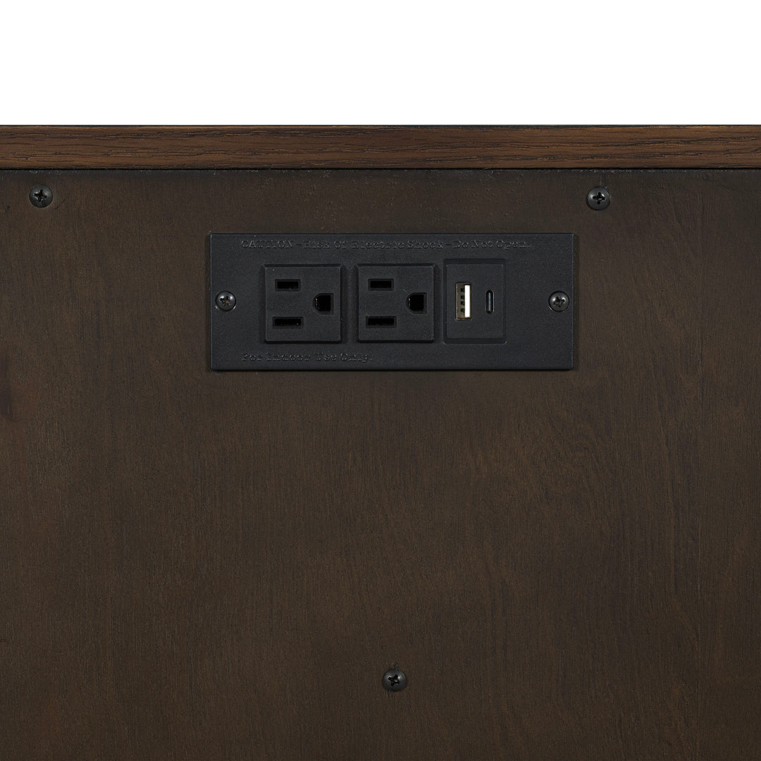 Flexsteel W1013-063 Athens  Large Entertainment Base  Dark Brown