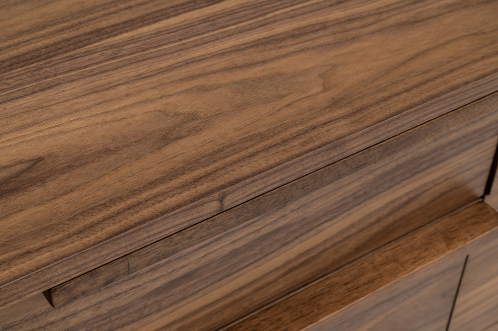 Amberlie - Modern Walnut Dresser - View 5