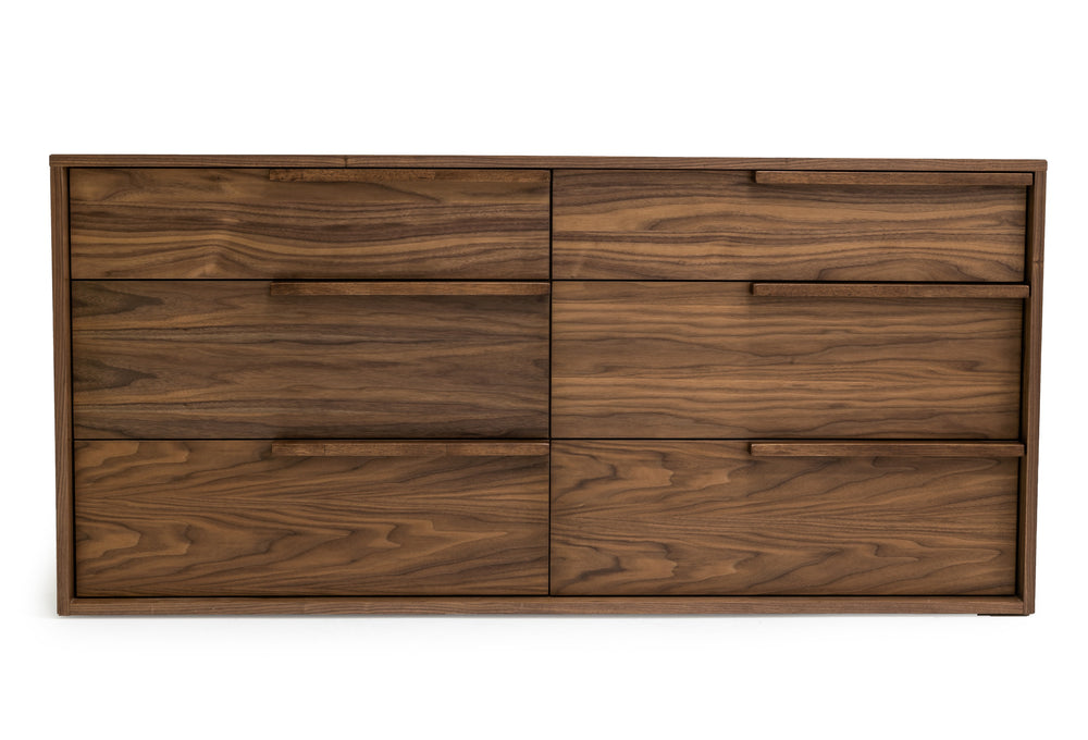 Amberlie - Modern Walnut Dresser - View 3