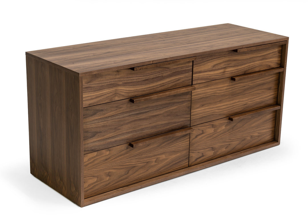 Amberlie - Modern Walnut Dresser