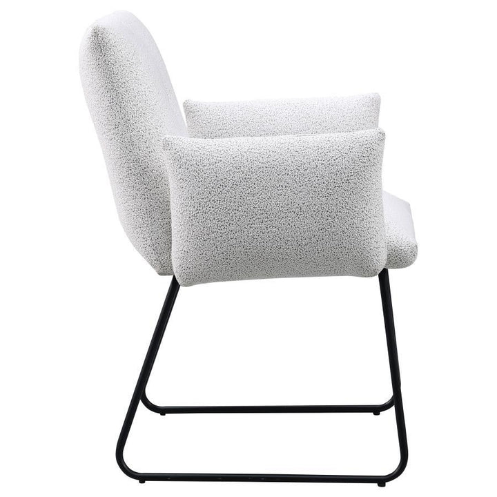 Ackland - Upholstered Dining Side Chair  - Light Gray