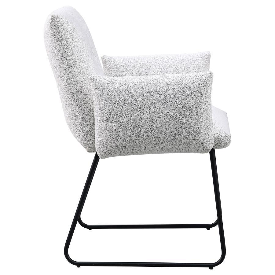 Ackland - Upholstered Dining Side Chair  - Light Gray