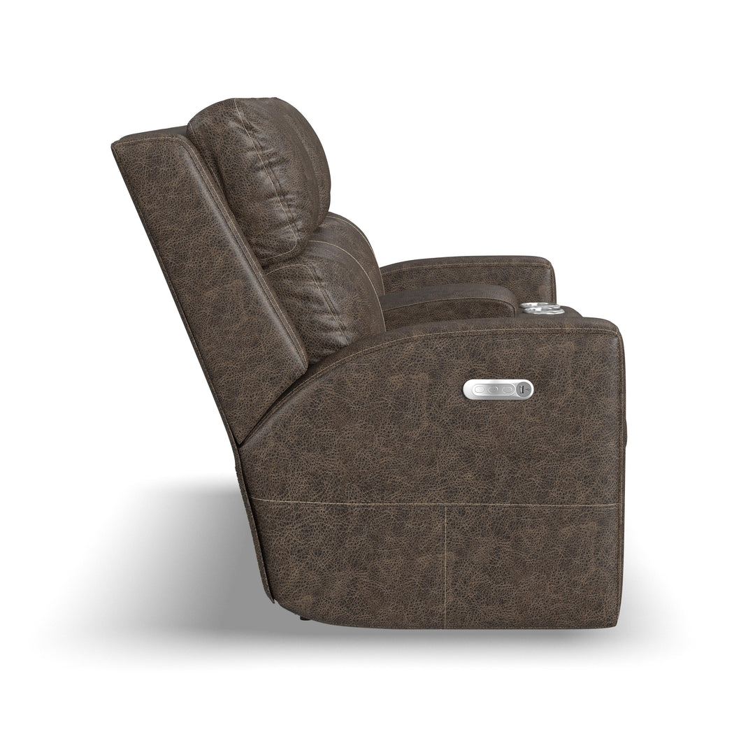 flexsteel-b3805-601l-score-power-reclining-loveseat-with-console-power-headrests-lumbar-brown