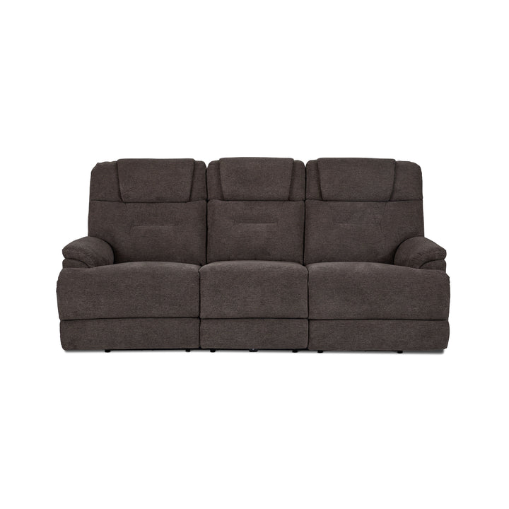 Zofa Power Sleep Sofa With Power Headrests &amp; Lumbar Umber