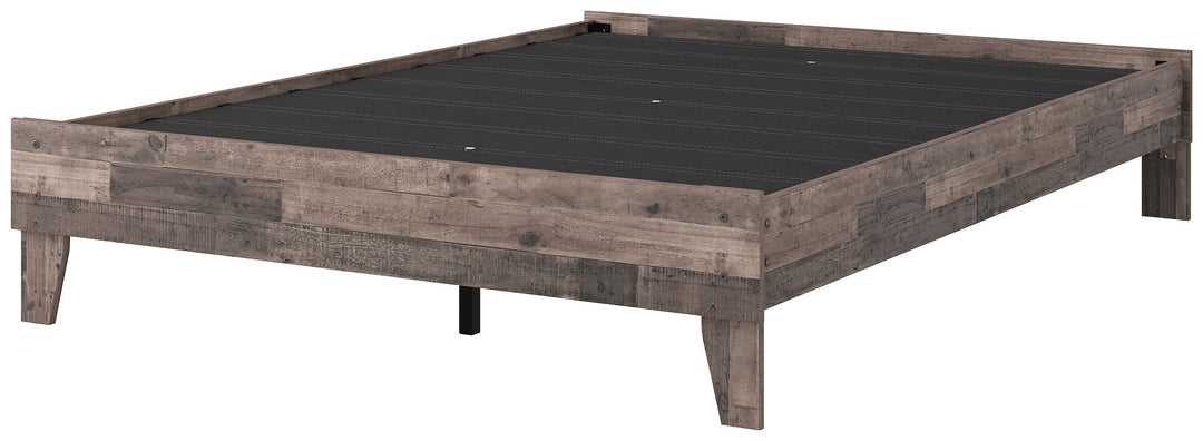 Neilsville - Queen Platform Bed - Multi Gray