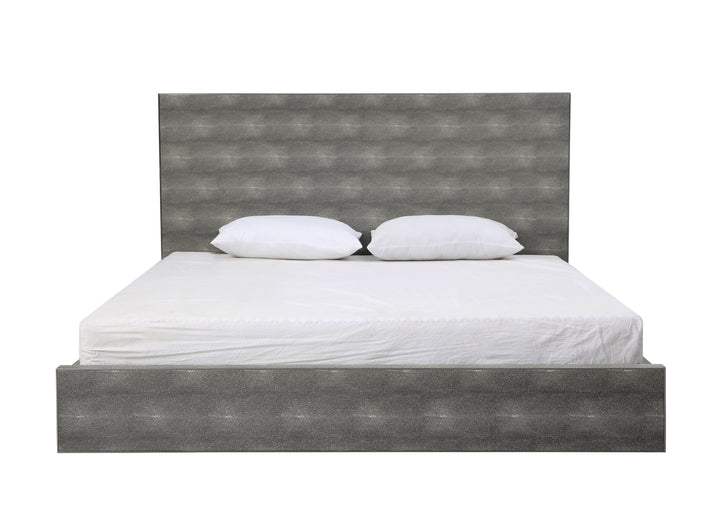 Dynasty  Modern Shagreen Bed