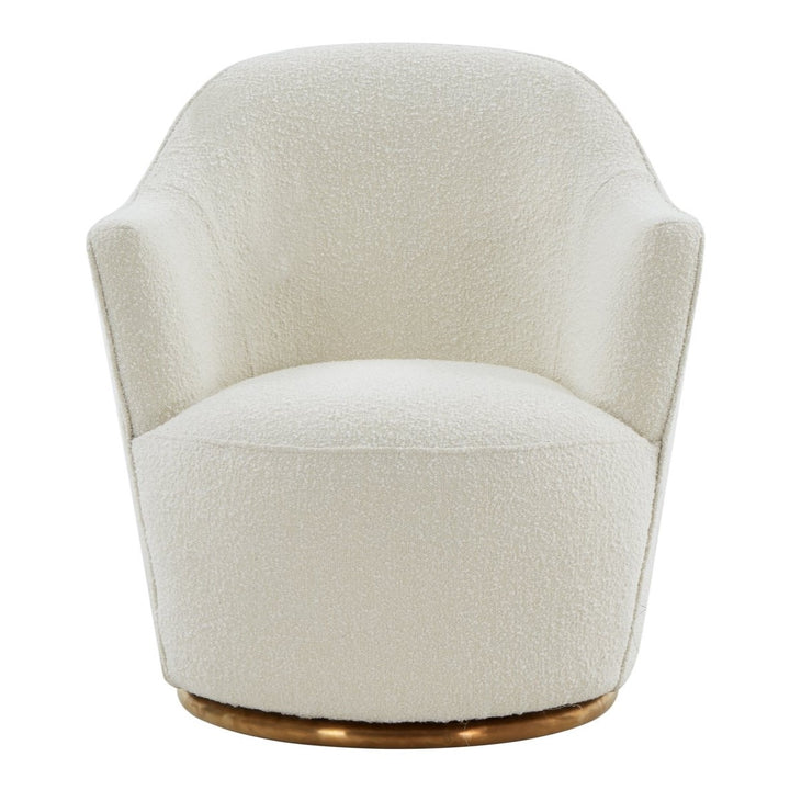 Vera - Modern Sherpa Swivel Accent Chair