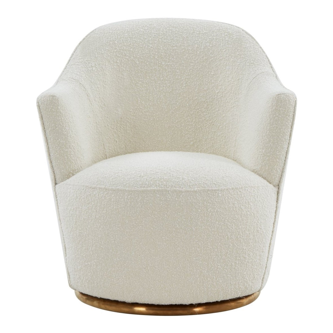 Vera - Modern Sherpa Swivel Accent Chair