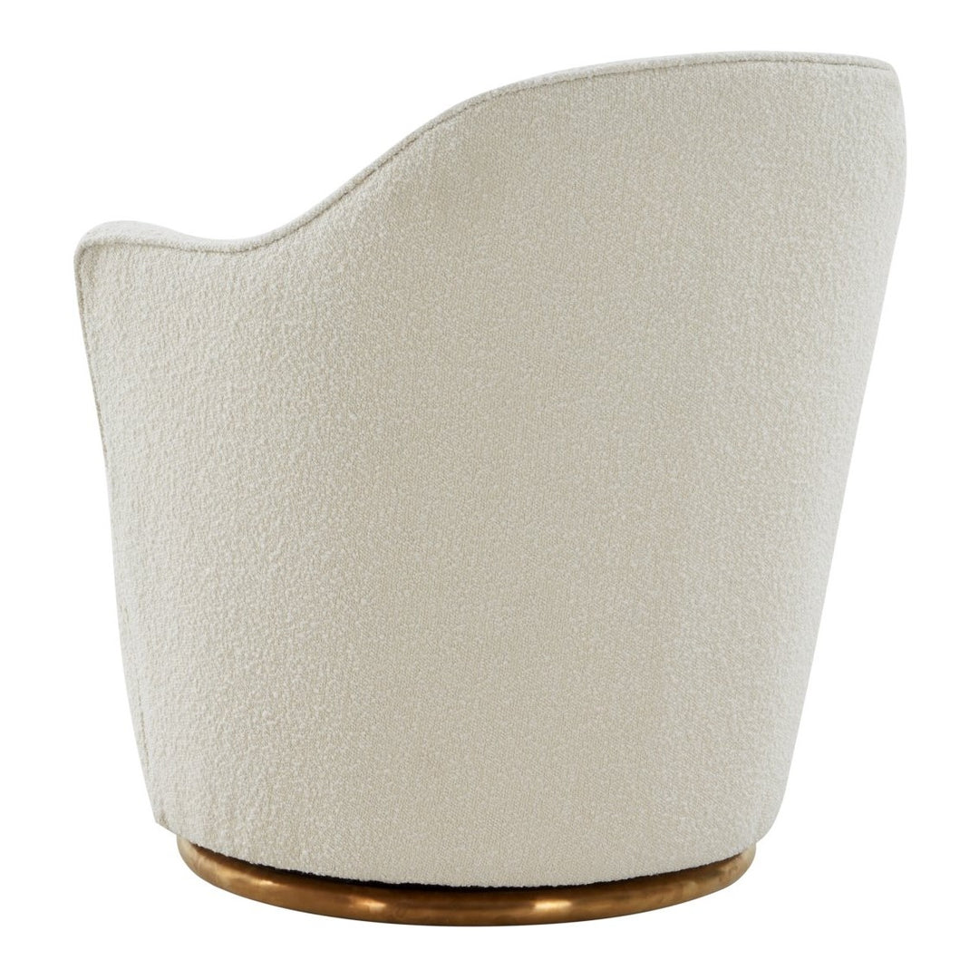 Vera - Modern Sherpa Swivel Accent Chair