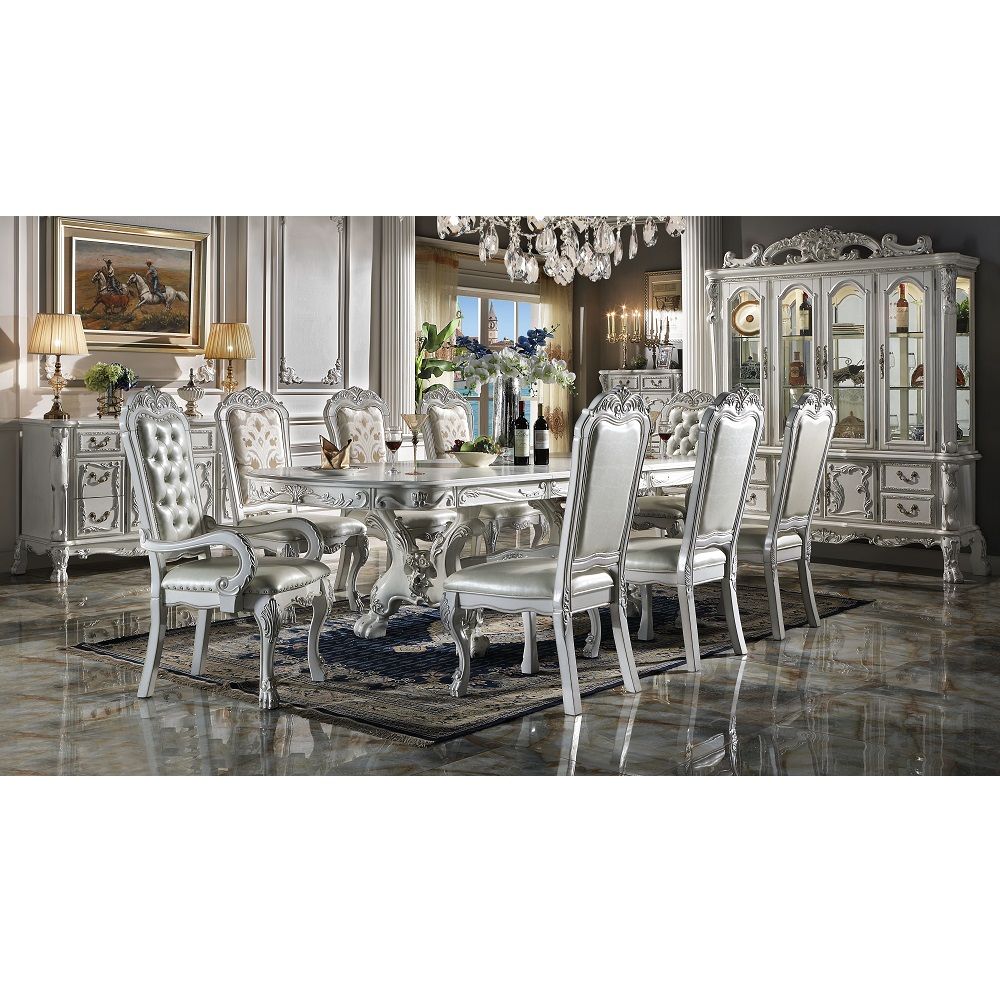 Dresden - 108" Dining Table - Bone White