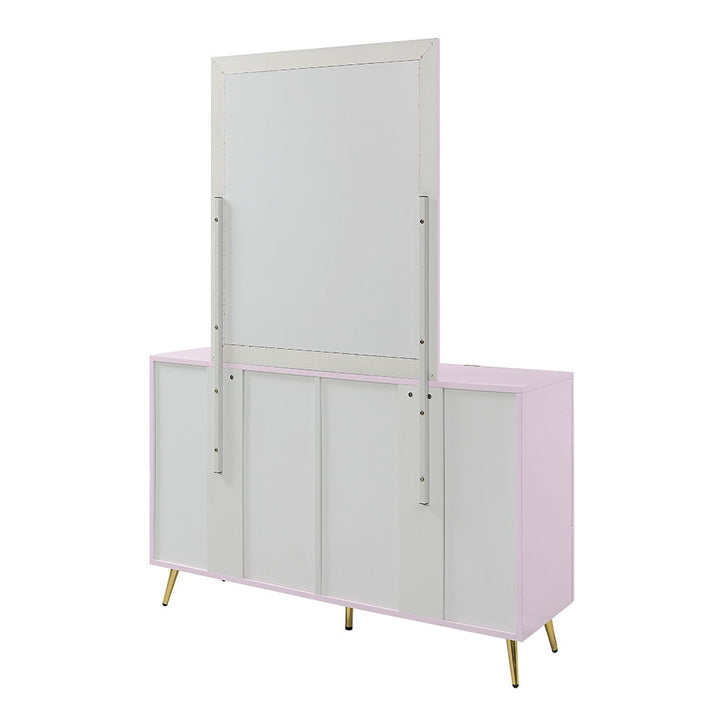Gaines - Dresser - Pink High Gloss