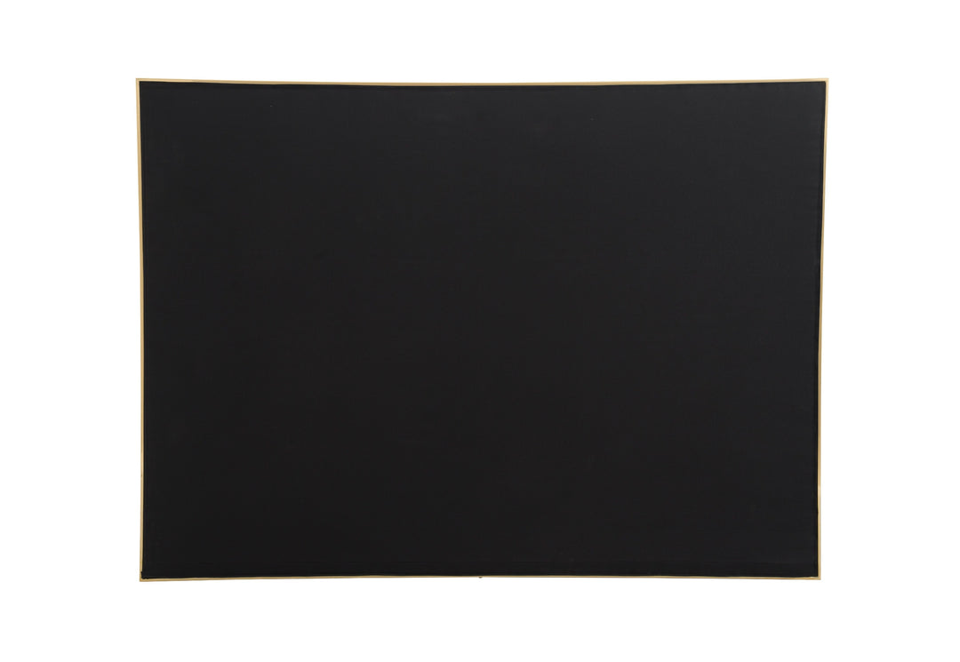 Daystar - Modern Dark Brown Velvet  and  Gold Bed