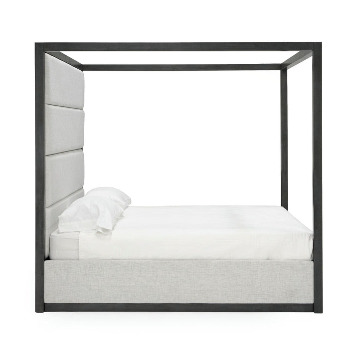 Manhattan  Contemporary Canopy Grey Bed