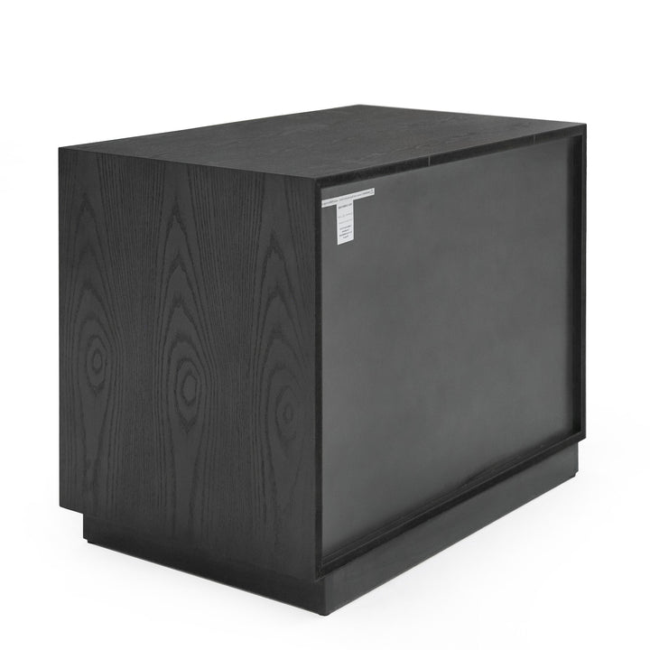 Manhattan - Contemporary Grey and Gold Nightstand
