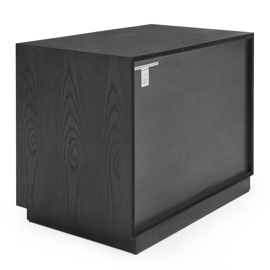 Manhattan - Contemporary Grey and Gold Nightstand