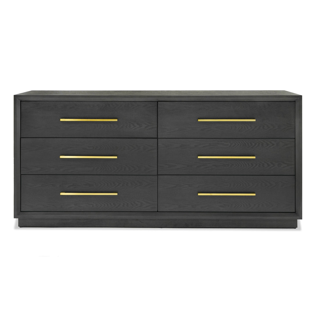 Manhattan- Contemporary Grey and Gold Dresser
