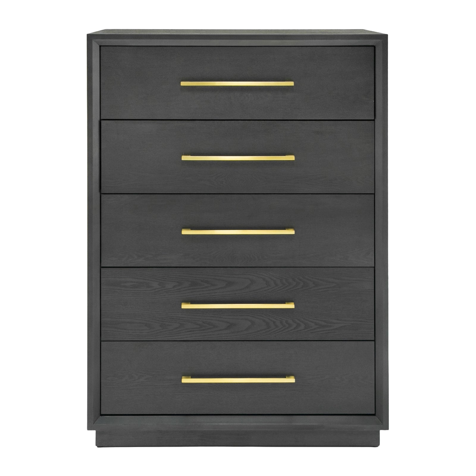 Manhattan- Contemporary Grey and Gold Chest