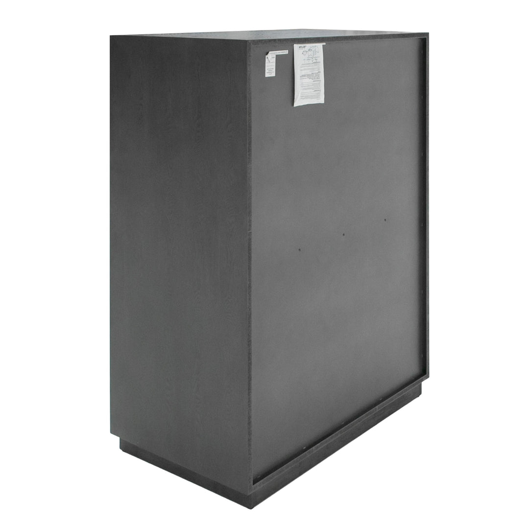 Manhattan- Contemporary Grey and Gold Chest