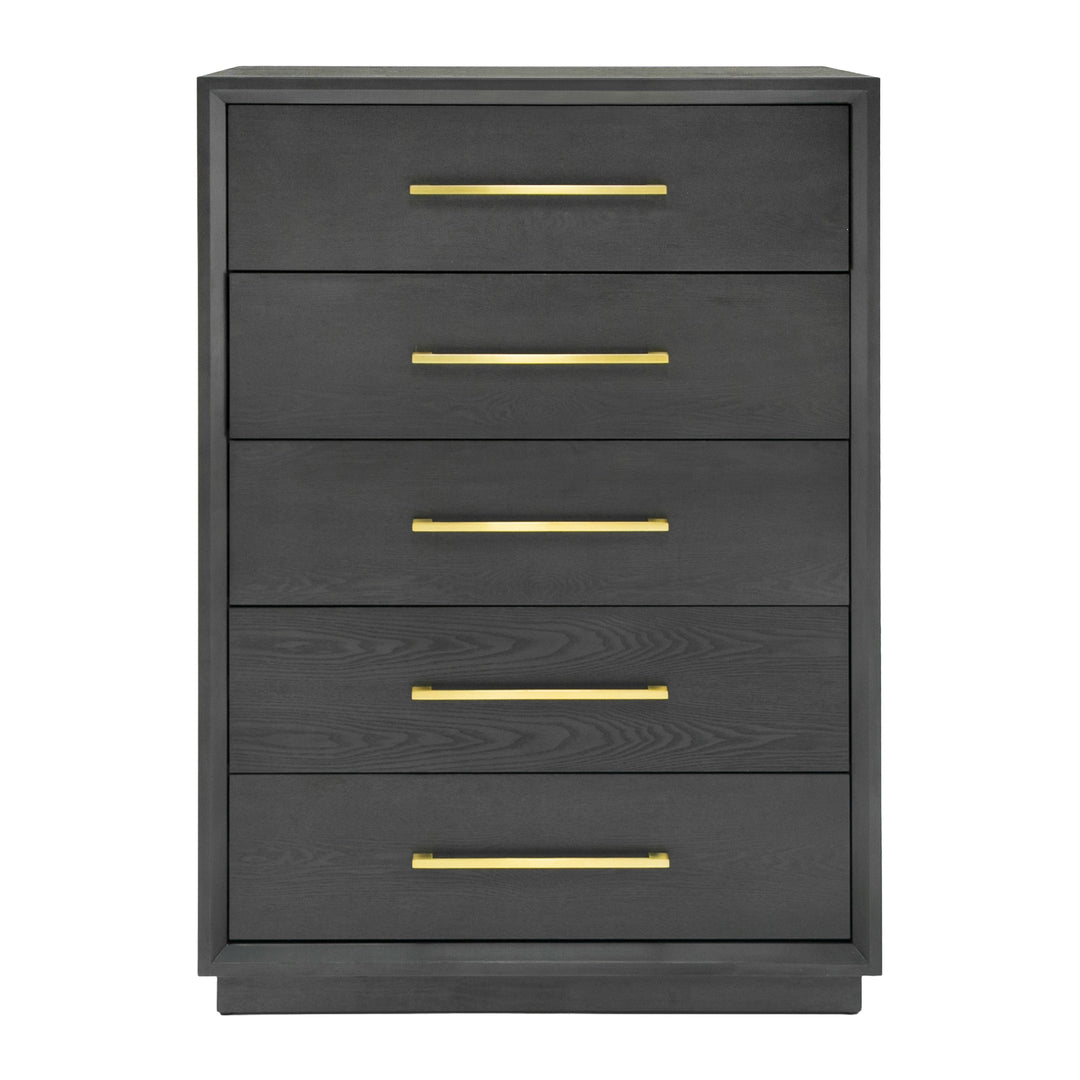 Manhattan Contemporary Grey and Gold Chest