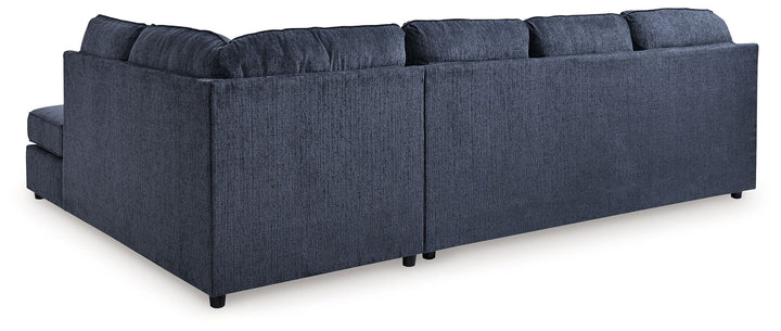 Albar Place - 2-Piece Sectional With Laf Sofa Chaise - Cobalt by Ashley Furniture product image