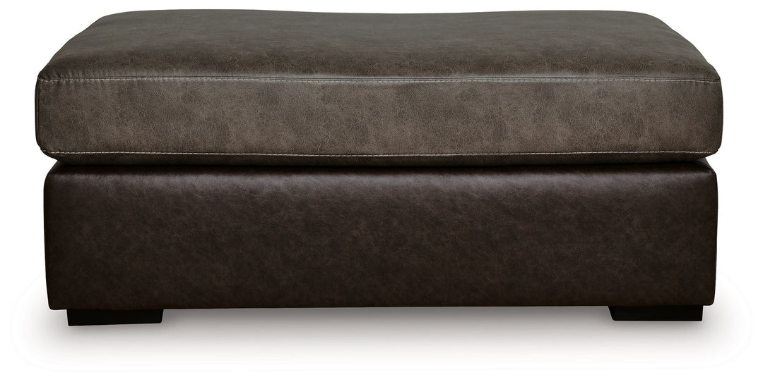 Castille Way - Oversized Accent Ottoman - Fossil