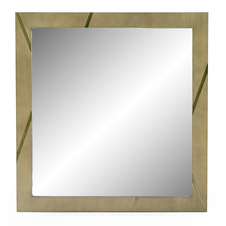 Nixa - Modern Birch + Brushed Bronze Mirror