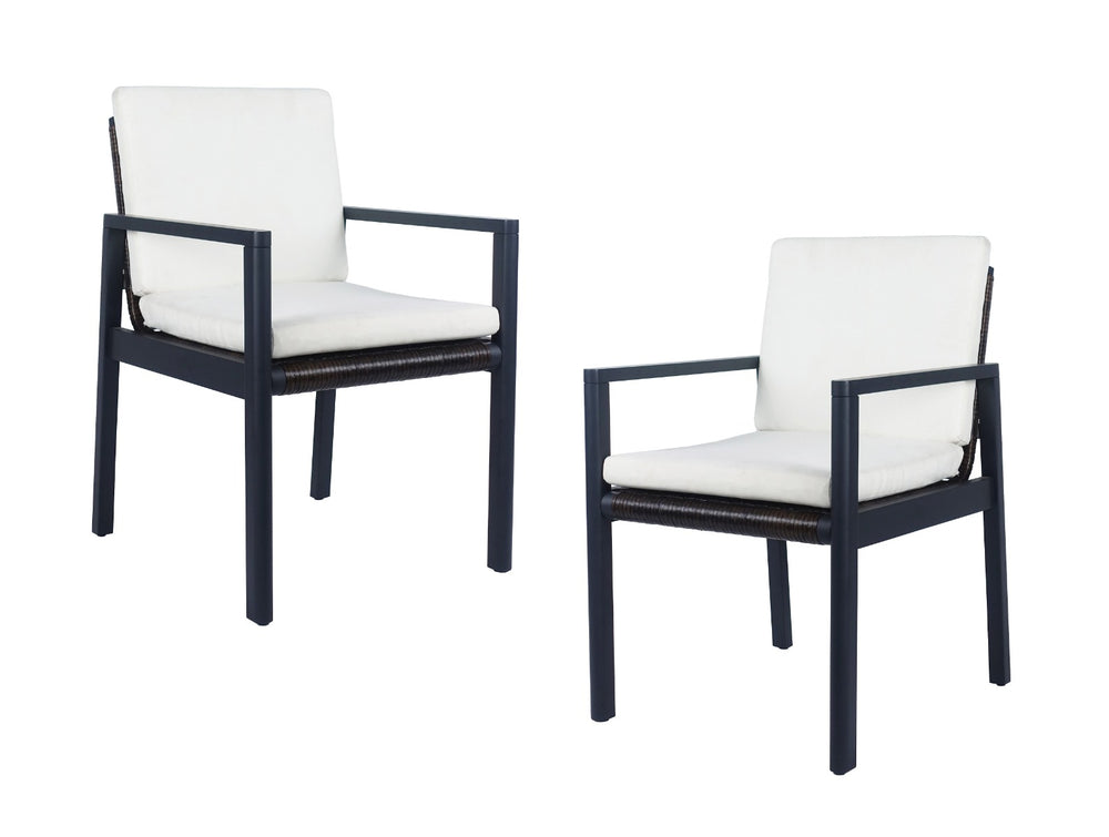 Cuba - Modern Outdoor Dining Chair Set of 2 - View 5