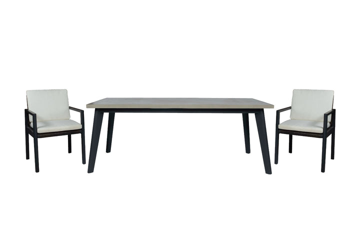 Cuba - Modern Outdoor Dining Chair Set of 2