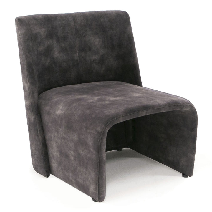 Modern Jarvis Accent Dark Grey Fabric Chair