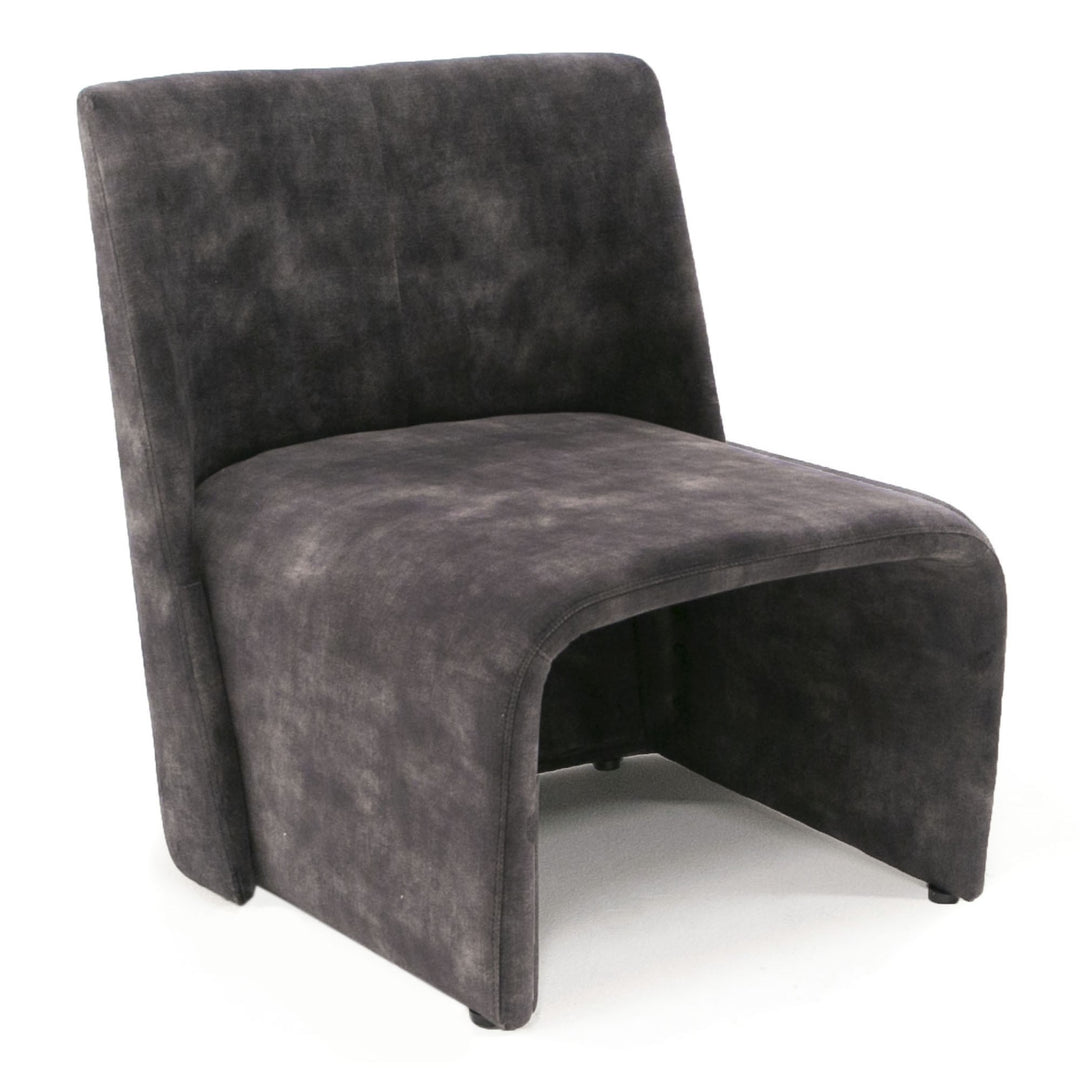 Modern Jarvis Accent Dark Grey Fabric Chair