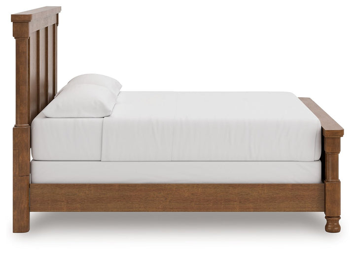Rowlenstown - California King Poster Bed - Brown by Ashley Furniture product image