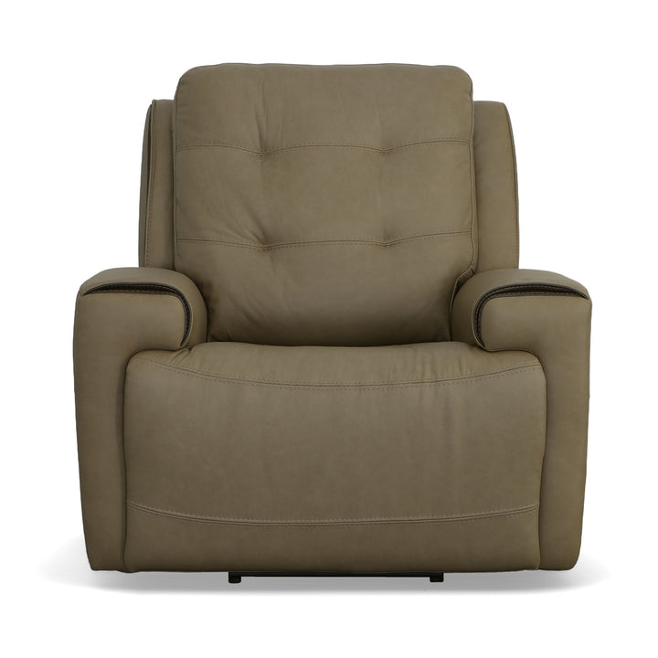 Iris Power Recliner With Power Headrest Khaki
