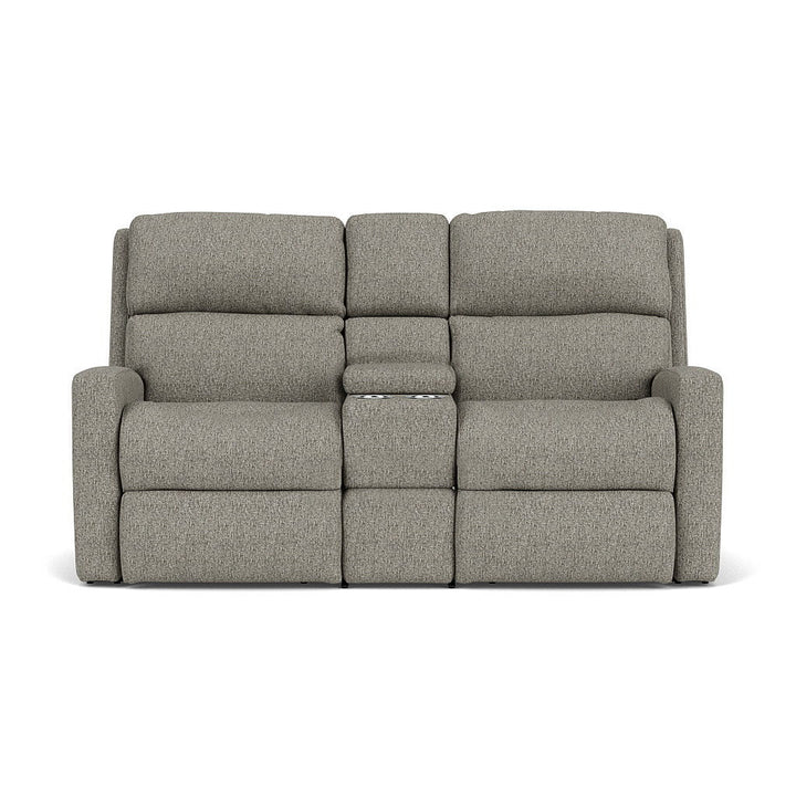 Catalina Power Reclining Loveseat With Console &amp; Power Headrests Gray