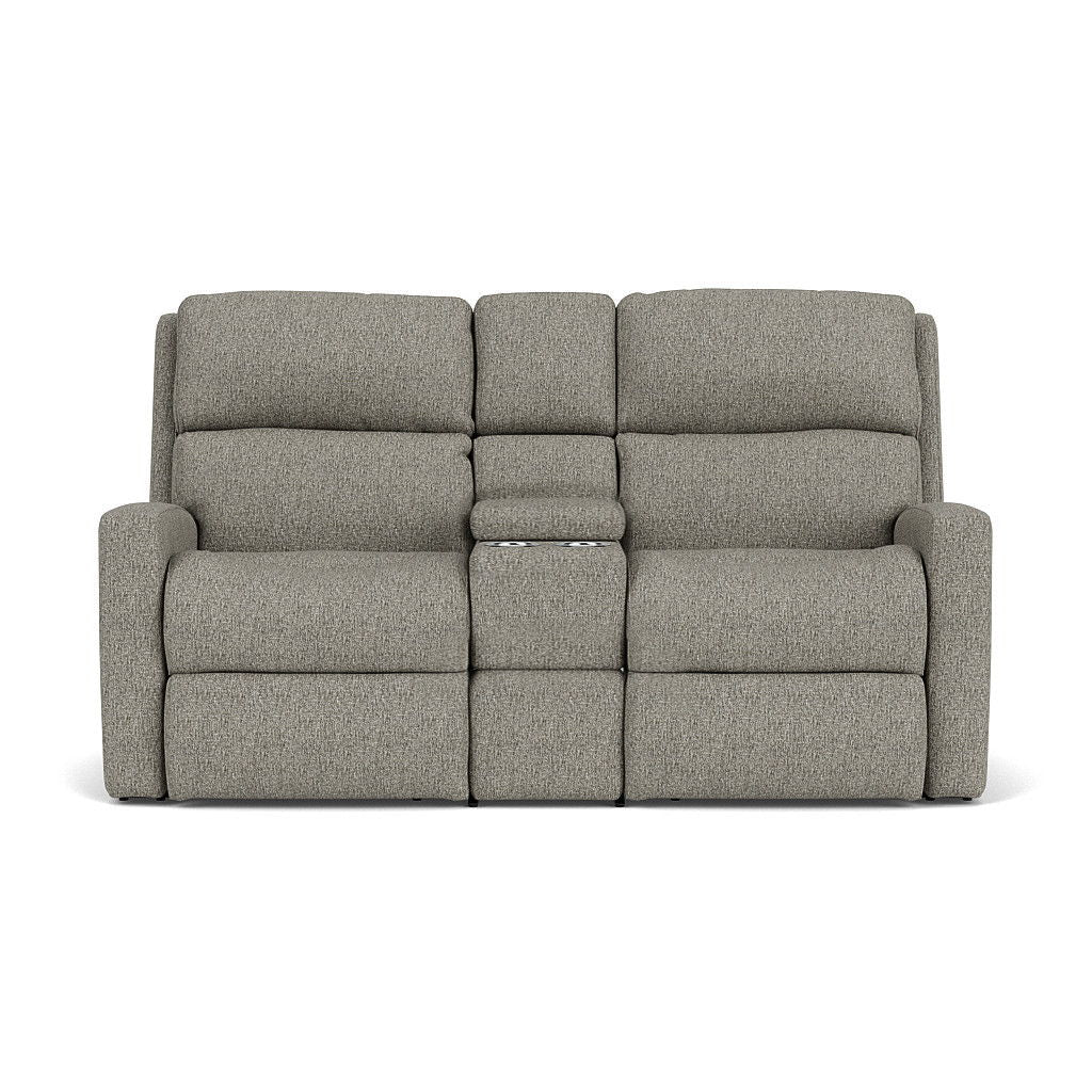 Catalina  Power Reclining Loveseat With Console & Power Headrests  Gray