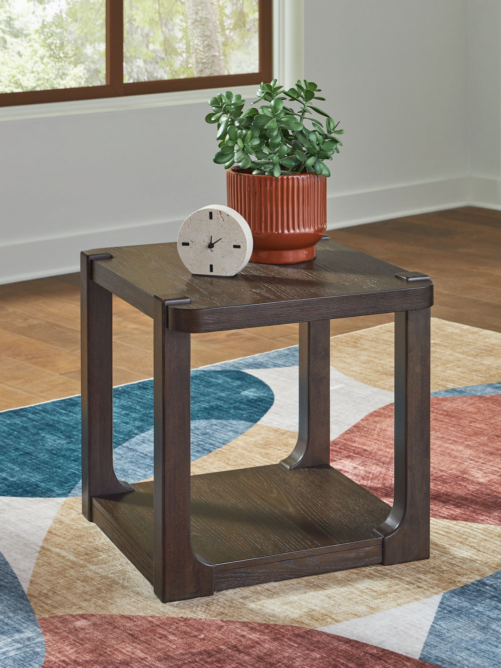 Breckington - Rectangular End Table - Dark Brown by Ashley Furniture product image