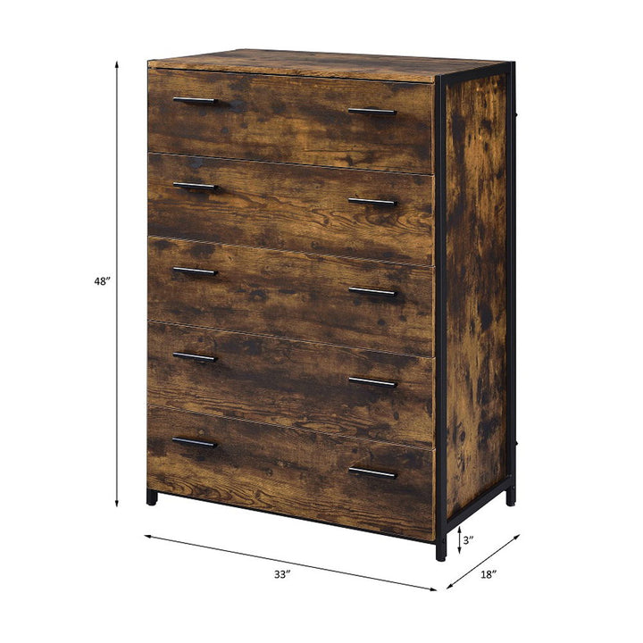 Juvanth - Chest - Rustic Oak & Black