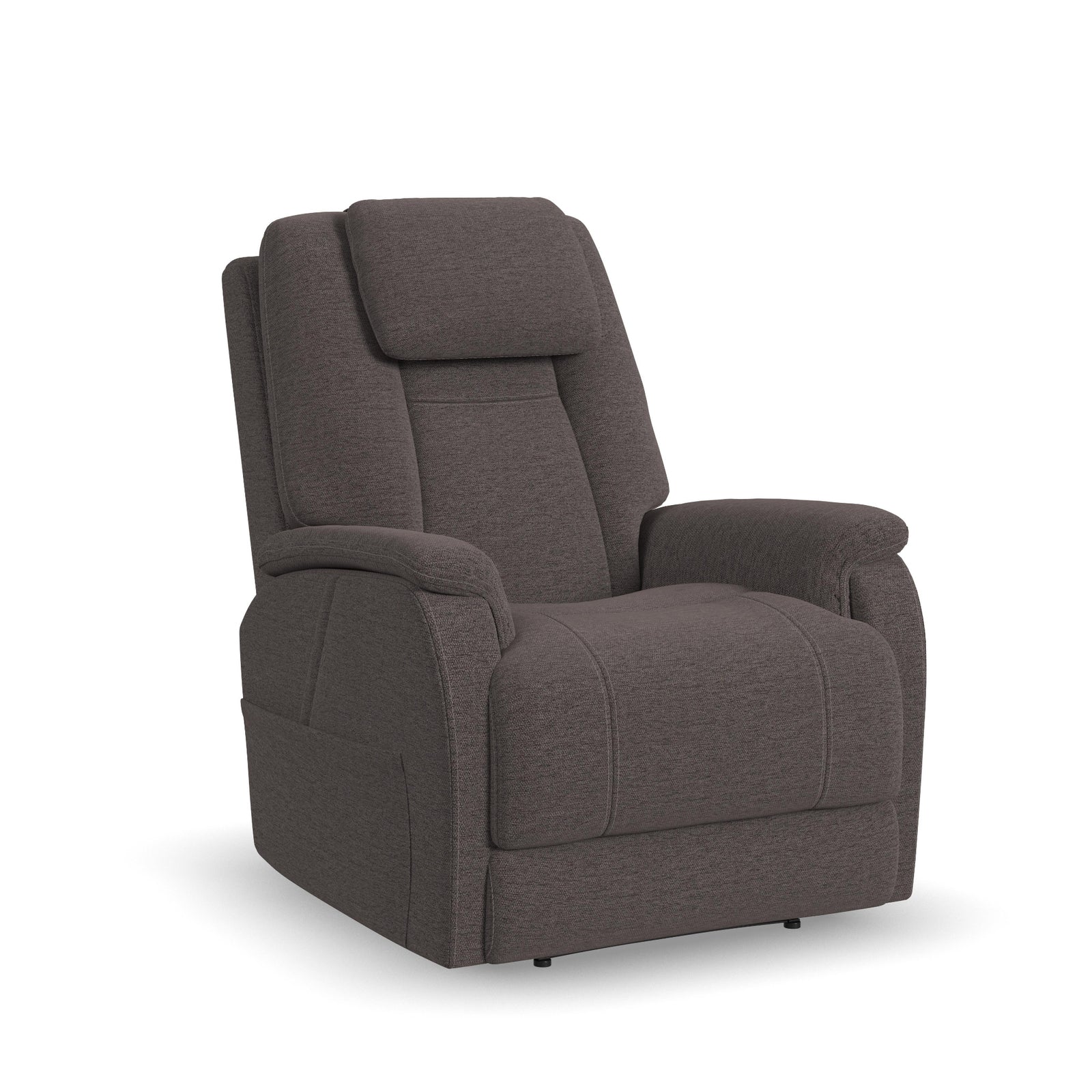 Flexsteel Zecliner Model 3+ Umber Fabric Power Lift Sleep Recliner with Power Headrest & Lumbar