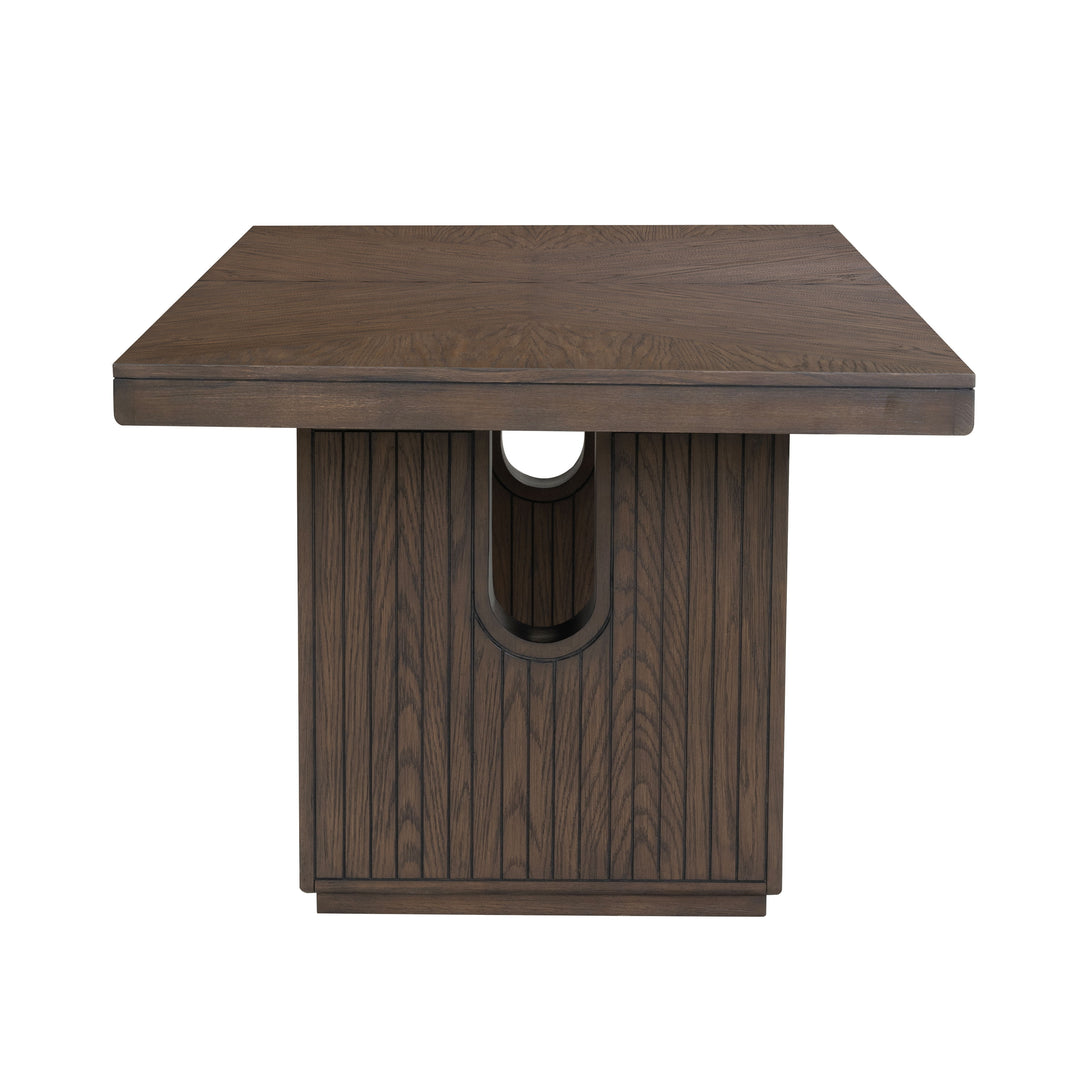 Flexsteel W1013-831 Athens  Rectangular Dining Table  Chocolate Brown