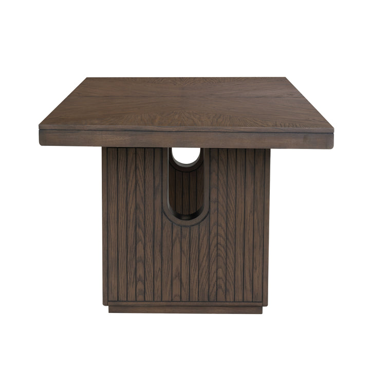 Flexsteel W1013-831 Athens  Rectangular Dining Table  Chocolate Brown