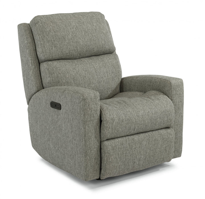 Catalina Power Rocking Recliner With Power Headrest Gray